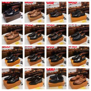 40 Stijl Maat 6-13 Luxe Italiaanse Zwarte Formele Schoenen Mannen Loafers Bruiloft Designer Kleding Schoenen Mannen Lakleer Oxford Schoenen voor Mannen Chaussures Hommes En Cuir