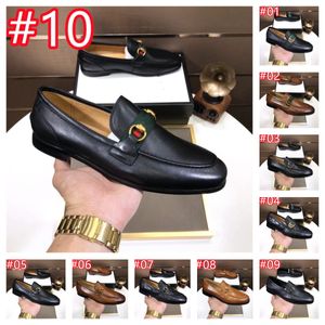 40 stijl topkwaliteit bruiloft formele kleding schoenen echt leer mannen diamant ontwerper loafers schoenen zool brogues slip op luxe kleding schoenen maat 6.5-12