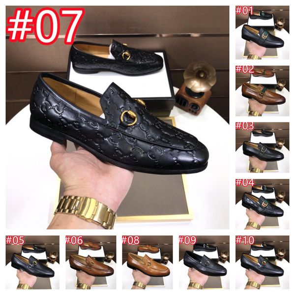 Lectins de tendencia de estilo 40 zapatos para hombres zapatos de cocodrilo de lujo diseñadores de gama alta zapatos de conducción de cuero genuino zapatos de fiesta mocasins talla 6.5-12