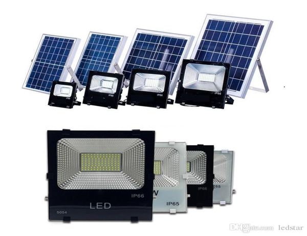 40W 60W 100W SOLAR EXTADOOR LED FINDS FORDS IPAPHOP IP67 Éclairage d'éclairage Panneau de batterie rechargeable Power1736582