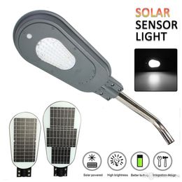 40 W/60 W 82LED solaire PIR capteur de mouvement réverbère avec support étanche lampe murale extérieure éclairage Spot de sécurité