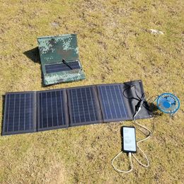 40W flexibel zonnepaneel opvouwbare panelen oplader draagbaar krachtstation waterdicht stofdicht schokbestendig met QC3.0USBDC-poort voor telefoon tablet pc powerbank camper