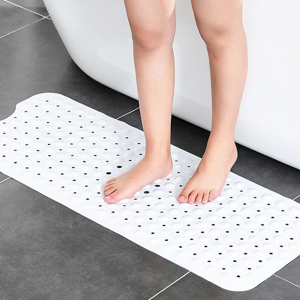 40x100 PVC Tapis de bain antidérapant Tapis de massage de salle de bain souple Ventouse Tapis de baignoire antidérapant Tapis de bain antidérapant Tapis de salle de bain Y200407