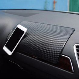 Tapis collant antidérapant en PVC pour tableau de bord de grande voiture, 40x20cm, tapis de rangement antidérapant en Silicone, pour porte-clé de téléphone
