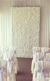40x30cm Fleurs artificielles panneaux muraux en soie de la rose de la rose décor de mariage décorcardes fond de dossier de salon faux fleur décoration intérieure9011982