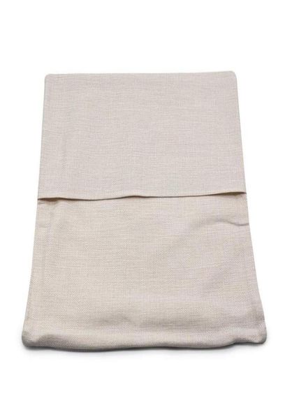 40x40cm sublimation Blank Book Pocket Pocket Oreiller Cover Solid Color DIY Polyester Linen Covers Home Decor5587395