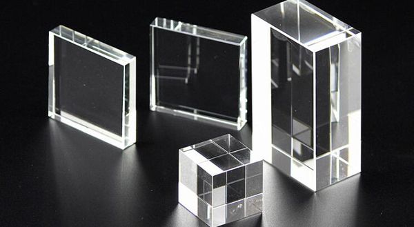 40x40x40mm clair carré brique bijoux affichage bloc cadre acrylique brique plexiglas acrylique solide Cubes modèle taille personnalisée