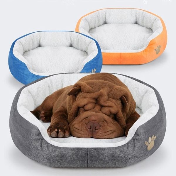 40x45 cm Pet Dog Bed Mats Casa para perros Cachorro Gato Nido Sofá de cachemira Perrera cálida Manta para perros Accesorios para mascotas Suministros Cama Perro Y20033230K
