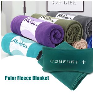 40x60 inch Polar fleece deken Warm zachte bankdeksel opvouwbare dutjes dekens draagbare reisdeden groothandel A02