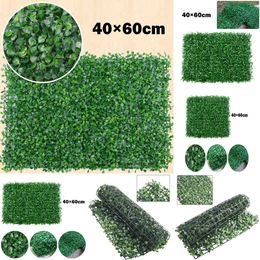 40x60 cm kunstmatige grasmat plantenwanden gebladerte hedge gras mat groen panelen hek landschap voor huizentuin vloer decor