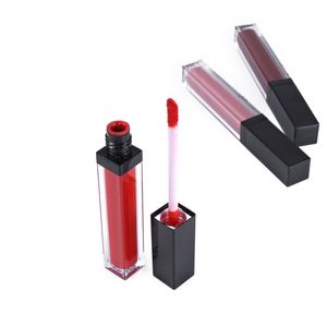 41 Kleur Geen Logo Lipgloss NonStick Cup, Langdurige Tube Flavor Lip Gloss in Black Pack Make-up Welkom Print Logo