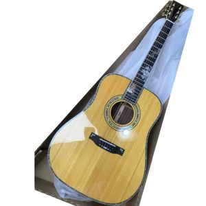 Guitare acoustique en bois massif, 41 pouces, série édition limitée, doigt noir