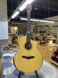 Baril D de 41 pouces avec coins manquants et surface brillante, vente directe d'usine de guitare à 6 cordes, livraison gratuite