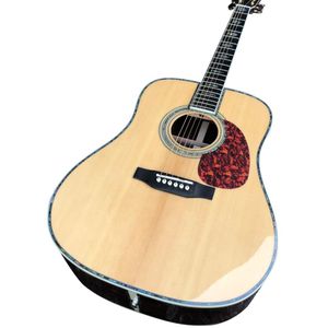 41 inch D -stijl Solid Spruce Acoustic Guitar Ebony Benyboard Rosewood Body