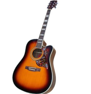 La guitare acoustique J 45 de 41 pouces avec manche en palissandre peut être personnalisée