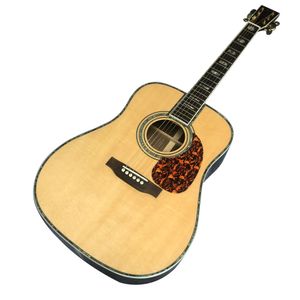 41-inch gegoten D45-serie 6-snarige akoestische gitaar met massief houten profiel
