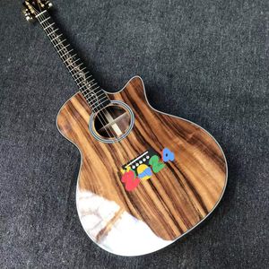 41 inch handgemaakte K24c KOA hout akoestische gitaar KSG merk K24ce elektrische akoestische gitaarra alle koawood gitaar