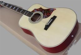 41 inches zoemen Acoustic Guitar Tobacco Sunburst Finish Solid Top H-Bird Folk Guite Acoustique Rosewood Fletboard