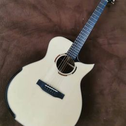 41 "pour guitare sj guitare acoustique acoustique faite à la main (placage Oshan palissandre du Honduras)uitar