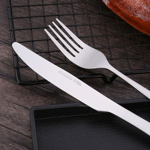 410 Ensemble de vaisselle en acier en acier inoxydable et fourche Western Food, Home Bare Steak Fork Two Piece Set