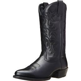 418 Vrouwen mannen Mid-Kalf handgemaakte laarzen Retro Western Cowboy Leisure Casual Loafers Sneakers Riding schoenen Zapatos Hombres Unisex 220928 869