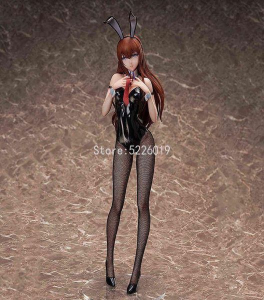 41cm ing bstyle Steins Gate Anime Figura Kurisu Makise Action Figura Kurisu Makise Bunny Girls Figurina Adulto Modelo de muñecas T2209138054