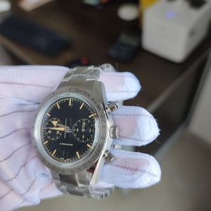 41mm 44mm chronographe automatique hommes montre saphir cristal étanche montre-bracelet en acier inoxydable bracelet montres décontractées Relojes de lujo lusso Orologio