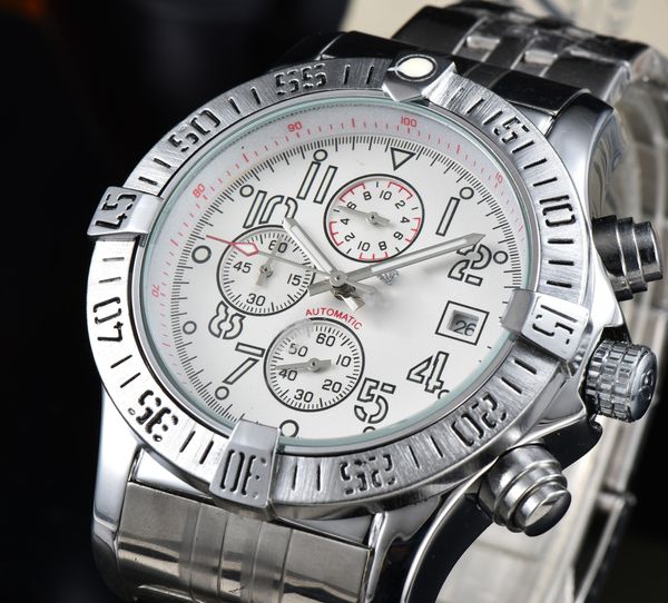 41mm mode nouvelle montre Apollo de luxe pour hommes saphir miroir étanche montre Quartz lune chronographe ceinture reloj hombre