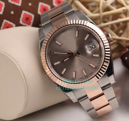 41mm hete verkoop Luxe horloges 126331 18K Rosegold Herren Kijk Shap Ronde Beweging Automatisch Mannen Horloge
