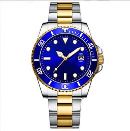 41mm Nouveaux montres pour hommes Montres de luxe mode Cadran noir avec calendrier Bracklet Fermoir pliant Maître quartz Hommes montre relogio masculino