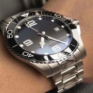 41 mm horloges herenhorloge automatisch 2824 Datum zwart blauw 300m saffier glas sport zf fabriek l3 hydroconquest pols 316L wat277n
