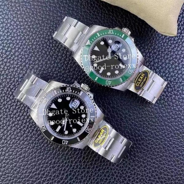 41mm montre étanche hommes Clean Factory Cal 3235 montres automatique noir vert céramique Eta hommes 904L acier 126610 Dive Power231x
