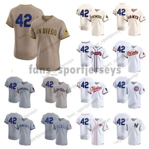 42 Jackie Robinson 30 Teams Baseball Jerseys PADRES BLUE JAYS BRUELERS Miami Mens Youth Women Home Home Away Alternate Cooperstown Collection Cousue Baseball Jerseys