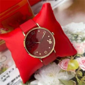 42% korting op horloge Horloge Koujia Rabbit Year Zodiac Limited Fashion Ronde wijzerplaat Chinese dames klein rood