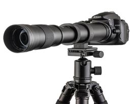 420800mm F8316 Super Telepo-lens Handmatige zoomlens T2 Adaper-ring voor Canon 5D6D60D Nikon Sony Pentax DSLR-camera's9429896