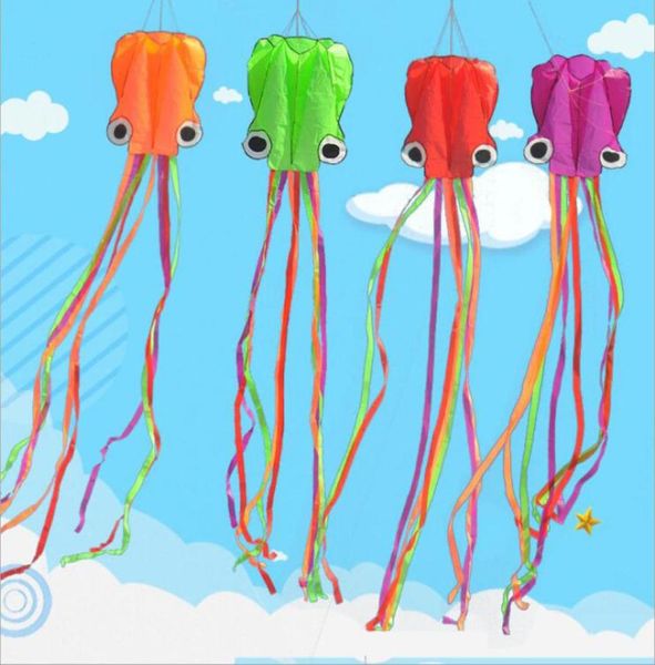 420 cm Nouveau Octopus Forme Kite Single Line With Flying Tools Scund Software Power Fun Outdoort Game Flying Kite Easy To Fly2730576