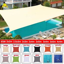 420D waterdichte luifel Schaduwzeil voor buitentuin strand camping patio zwembad luifel tent zonnescherm.240309