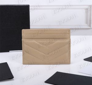 423291 7A + Luxe Designer Titulaire de la Carte Portefeuille Court Cas Bourse Qualité Poche Matelassé En Cuir Véritable Y Femmes Hommes Sacs À Main Hommes Porte-clés Pièce De Crédit