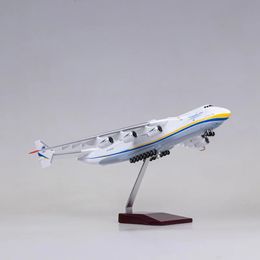 42CM 1/200 Antonov AN-225 AN225 Mriya avion de Transport résine plastique réplique modèle jouet adulte Fans Collection affichage 240115