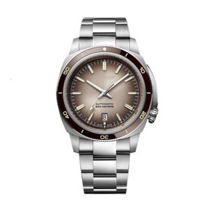 42 mm automatische SW200-1 Mens-duiker, sportief vintage horloge met Super BGW9 Lumineuze, unidirectionele roterende bezel