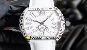 42 mm cintee Curvex horloges Black Croco 8880 25e verjaardag herenhorloge 3D Markers stalen carve Crave Case White lederen band H6506436