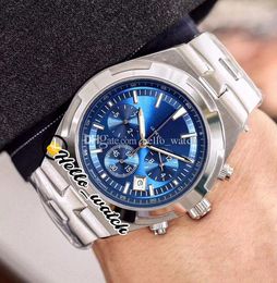 42mm Overseas Watches 5500V/110A-B148 Cadran Bleu A2813 Montre Automatique pour Homme Bracelet en Acier Inoxydable Pas de Chronographe HWVC Hello_Watch