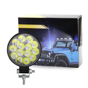 42W 48W LED Luz de trabajo Lámpara de inundación Luz de conducción, Jeep, Todoterreno, 4wd, 4x4, Sand Rail, Atv, Moto, Dirt Bike, Autobús, Remolque, Camión