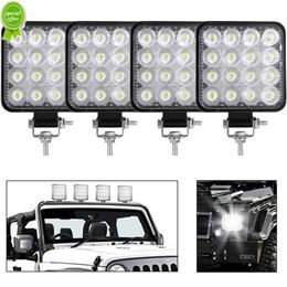 42W Car Work Lights Super Bright LED Spotlight pour voiture / moto / SUV / Truck / Forklift / Boat 6000K 12/24V DRODING FOG Lampes