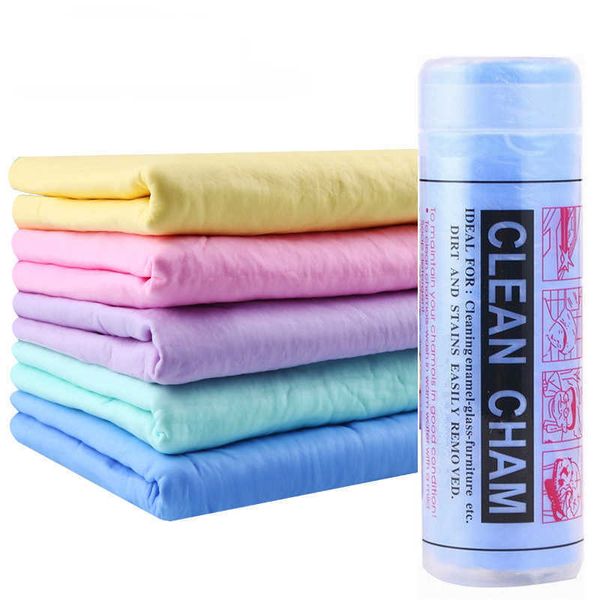 Nettoyant pour serviettes de lavage de voiture, Chamois PVA 43x32cm, accessoires de voiture, soins de voiture, nettoyage à domicile, chiffon de séchage des cheveux