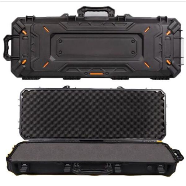 43 pouces 45L stockage de matériel tactique extérieur boîte à outils scellée ABS coque dure Portable Airsoft fusil étui de protection valise de sécurité