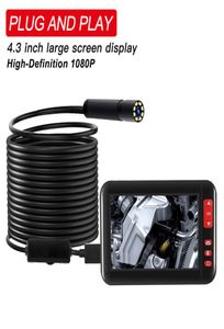 43 inch industriële endoscoop borescope borescope digitale inspectie camera's ingebouwde 8 stks LED's 8 mm lens highdefinition 1080p display scree5883902