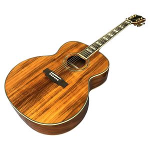 Guitare acoustique à touche en ébène d'acacia J200 de 43 pouces