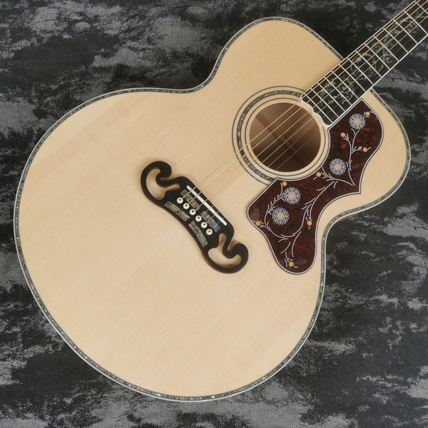 43 pouces J200 Série Water Ghost Wood Original Bright Acoustic Wood Guitare