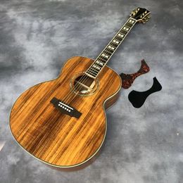 Guitare acoustique 43 "J200 moulée en bois d'acacia avec touche en ébène